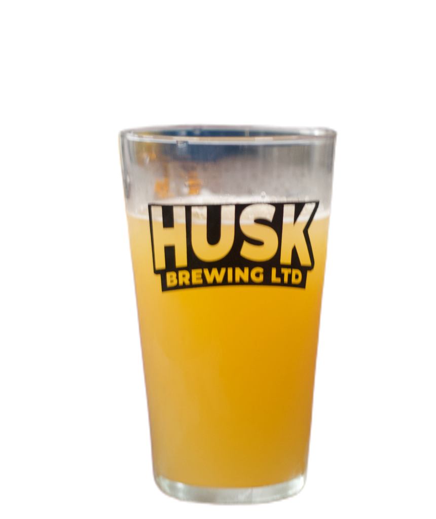 A pint of beer in a Husk glass